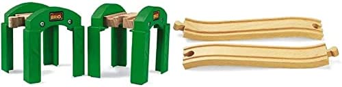 Coupon ✨ World – 33253 Stacking Track Supports | 2 Piece Toy Train Accessory For Kids Age 3 And Up  Green 🌟