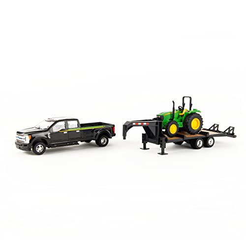 Buy ✔️ ERTL 1:32 Scale Ford F350 Pickup And Tractor Set — Includes John Deere Tractor Ford F350 Pickup And Gooseneck Trailer — 17.25 X 3.2 X 4.5 Inches — Ages 3 Years And Up 👍