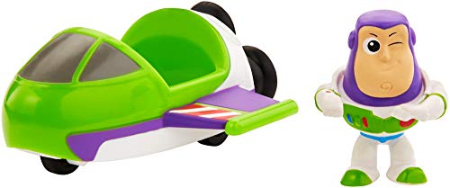Budget ✔️ Disney Pixar Toy Story Minis Buzz Lightyear &amp; Spaceship 👍