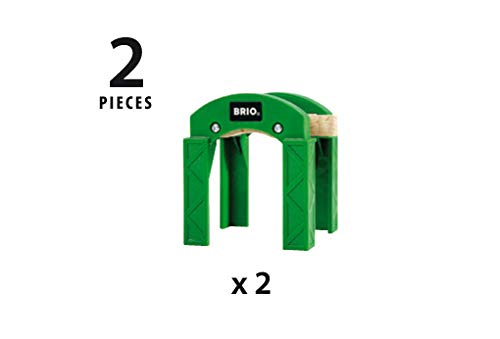Coupon ✨ World – 33253 Stacking Track Supports | 2 Piece Toy Train Accessory For Kids Age 3 And Up  Green 🌟