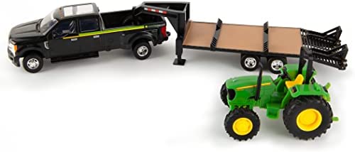Buy ✔️ ERTL 1:32 Scale Ford F350 Pickup And Tractor Set — Includes John Deere Tractor Ford F350 Pickup And Gooseneck Trailer — 17.25 X 3.2 X 4.5 Inches — Ages 3 Years And Up 👍