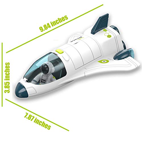 Budget 😍 Space Shuttle Spacecraft Airplane Toys For Kids With Lights &amp; Sound &amp; Astronaut Figure,Spaceship Toys For Any Interstellar Mission Adventure,Toy Rocket Gift For Boys 3-5-8 😉