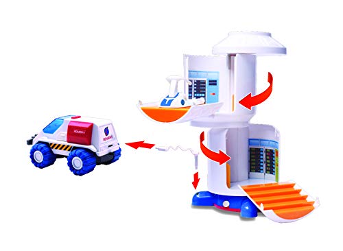 Brand new 💯 Pace Playset – Toy Space Shuttle Space Station &amp; Space Rover With Lights And Sound &amp; 2 Astronaut Figurine Toys For Boys And 👧 Girls 🎉