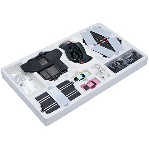 Best reviews of ⌛ : Super 251 USB Power Slot Car Racing Set LED Headlights Strong Magnetic Base Mechanical Lap Counter &amp; Powerbase Integrated As Combo Track For Ages 8 And Up 🥰