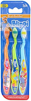 Best deal ✨ Thomas The Train &amp; Friends Soft Toothbrushes 3 Pack Brush Buddies (Blue Yellow Red) ✨