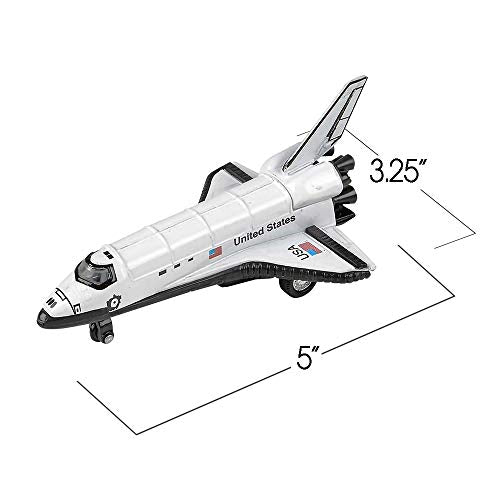 Cheapest 🎉 Diecast Space Shuttle With Pullback Mechanism Set Of 2 Diecast Metal NASA Space Toys For Boys Astronaut Cake Decorations Astronaut Space Theme Party Favors ⭐