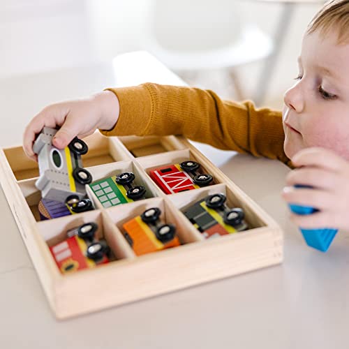Brand new ⭐ Wooden Train Cars (8 Pcs) – Magnetic Train Wooden Train Toys Train Sets For Toddlers And Kids Ages 3+ 🛒