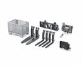 Top 10 😀 Toys – Construction Realistic Attachments And Accessories For Frontloader Vehicle Including A Basket Pallet Winch And Forks – Ages 3+ ⌛