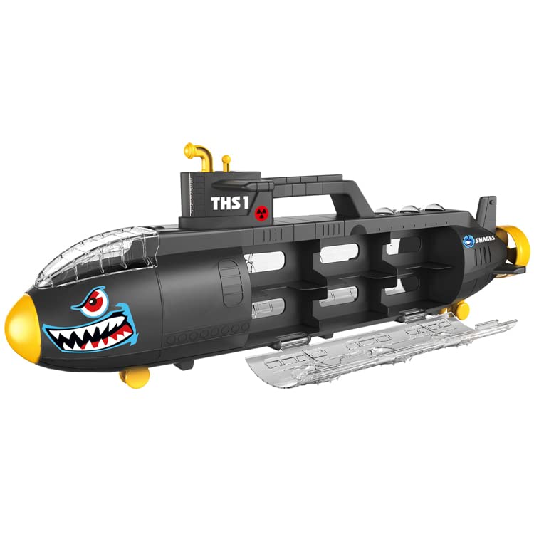 Brand new 😀 Submarine Toy Shark Car Vehicle Toy W/ 6 Sea Animals And Storage Toys For 3 4 5 6 7 Year Old Ki 🌟