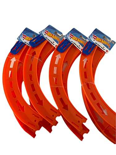 Brand new ⌛ Curve Tracks Expansion Packs ~ Includes 8 Curved Track Pieces &amp; 4 Connectors ~ 10″ Long ⭐