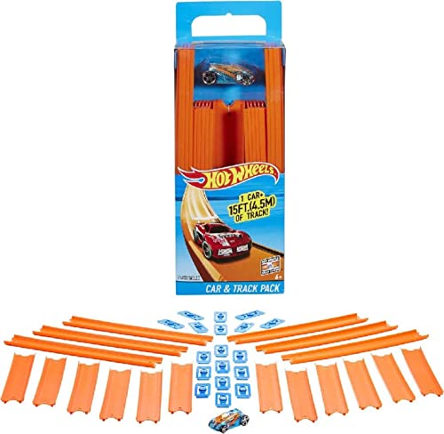 Coupon ⭐ Track Builder Straight Track With Car [Styles May Vary] 👍