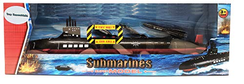 Promo 🎉 16.5 Inch Toy Navy Black Submarine With Sound Effects And Torpedo (2 Pack) 🤩