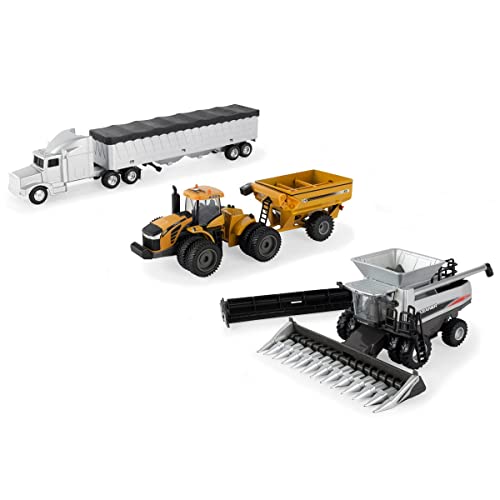 Best Sale 🥰 1/64 AGCO 4 Piece Harvesting Set With Gleaner A86 Combine 16420 ✨