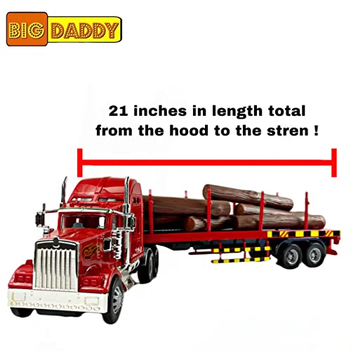 Wholesale 👏 Rig Heavy Duty Tractor Trailer Transport Series Lumber Truck Tractor Trailer ❤️