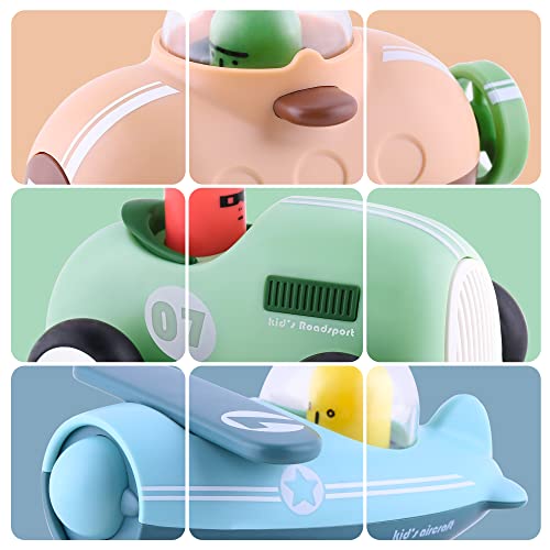 Promo ❤️ Baby Car Toys W/ Lights Music Toddler Push And Go Friction Powered Toy Set Kids Electronic Submarines Vehicle Playset 🥳 Birthday Gift For 12 18 Month 1 2 3 Years Old Boys 👧 Girls Infants 🌟