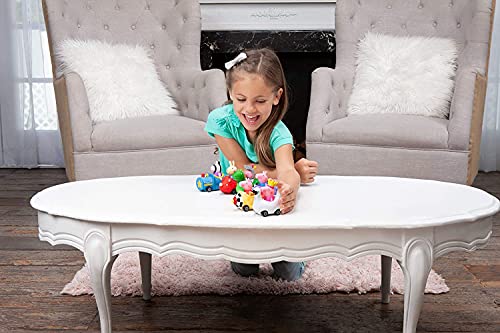 Hot Sale 😉 Mini Buggies 6 Pack Set – Peppa George Pig Zoe Zebra &amp; Richard Rabbit In Fun Vehicles &amp; Cars – Toy Gift For Kids – Ages 2+ 🥰