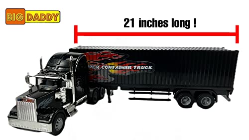 Cheapest ✨ Rig Heavy Duty Tractor Trailer Transport Series Big Box Tractor Trailer (Colors May Vary) 😍