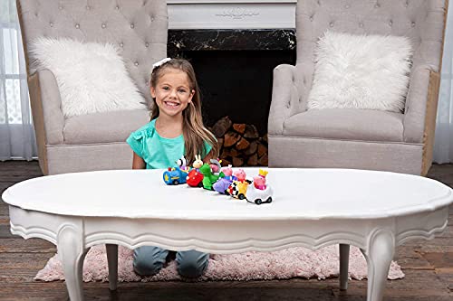 Hot Sale 😉 Mini Buggies 6 Pack Set – Peppa George Pig Zoe Zebra &amp; Richard Rabbit In Fun Vehicles &amp; Cars – Toy Gift For Kids – Ages 2+ 🥰