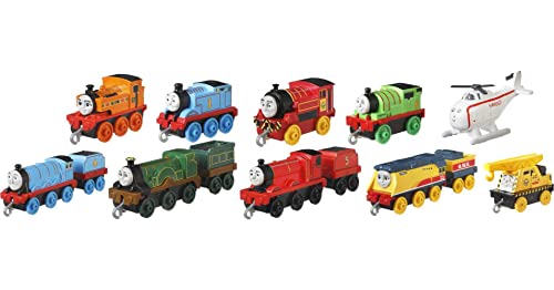 Deals 🛒 Price Thomas &amp; Friends Sodor Steamies 10-Pack Of Die-Cast Metal Push-Along Train Engines And Vehicles For Preschool Kids Ages 3 And Up 🛒