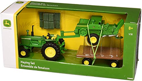 Promo 🎉 TOMY John Deere Die Cast Haying Set G ⌛