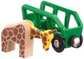 Buy ✔️ RIO World – 33724 Giraffe And Wagon | 2 Piece Toy Train Accessory For Kids Ages 3 And Up  Green ⌛