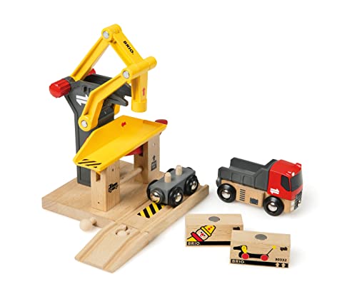 Best Sale 🌟 RIO World – 33280 Freight Goods Station | Toy Train Accessories For Kids Age 3 And Up  Green 😉