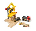 Best Sale 🌟 RIO World – 33280 Freight Goods Station | Toy Train Accessories For Kids Age 3 And Up  Green 😉