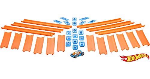 Coupon ⭐ Track Builder Straight Track With Car [Styles May Vary] 👍