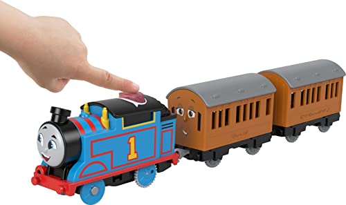 Coupon 💯 Thomas &amp; Friends Motorized Talking Thomas Engine With Annie &amp; Clarabel Battery-Powered Toy Train With Character Sounds And Phra 🤩