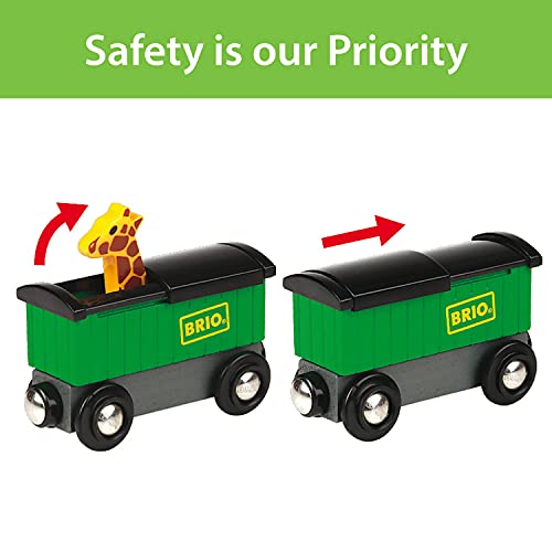 Cheapest 👏 RIO World – 33722 Safari Train | 3 Piece Toy Train Accessory For Kids Age 3 And Up 😉