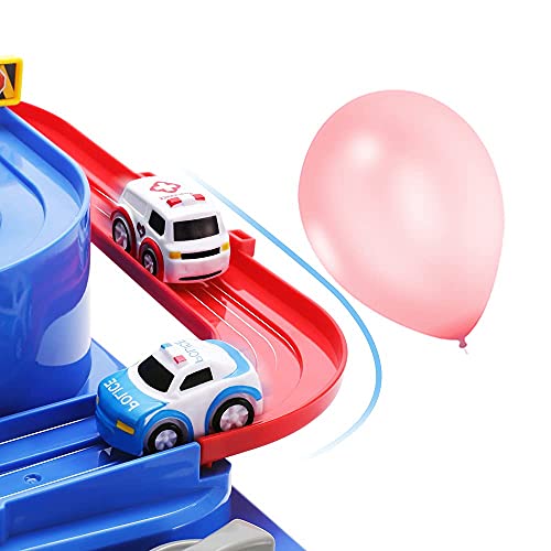 Best Pirce 🧨 Kids Race Track Toys For Boy Car Adventure Toy For 3 4 5 6 7 Years Old Boys 👧 Girls Puzzle Rail Car City Rescue Playsets Magnet Toys W/ 3 Mini Cars Preschool Educational Car Games Gift Toys 🌟