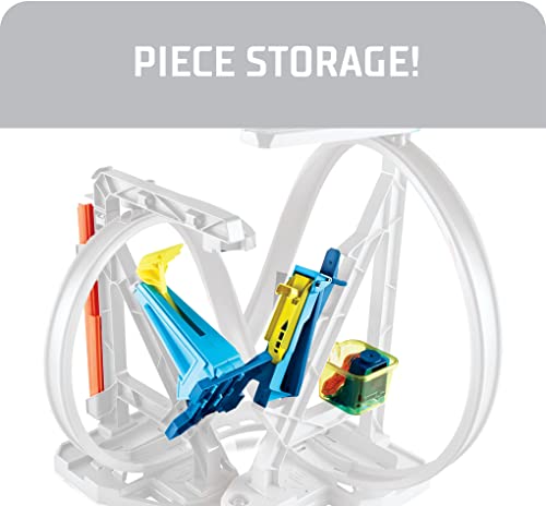 Budget 🔔 Track Set And 1:64 Scale Toy Car Track And Loop Building Kit With Adjustable Set-Ups And Jump Infinity Loop Kit ⌛