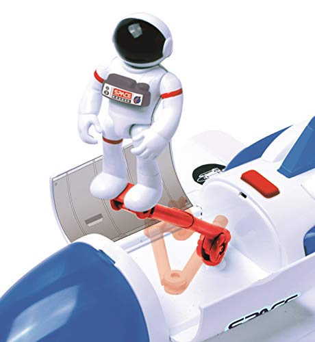 Best reviews of 🤩 Stro Venture Space Shuttle Toy – Plastic Spaceship For Kids With Lights And Sound – Astronaut Figure Openable Cockpit And Compartment Extended Arm – Fun Space Gift Toys For Any Mission &amp; Adventure ✔️