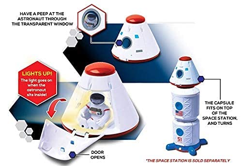 Flash Sale ⭐ Stro Venture Deluxe Space Playset Toy – Space Shuttle Space Station &amp; Capsule Space Rover &amp; Rocket W/Lights And Sound – Space Toys For Boys And 👧 Girls 🧨