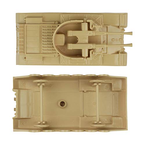 Promo ⭐ Lassic Payton Anti-Aircraft Tanks – 4pc Tan Green Plastic Army Men Vehicle 😉