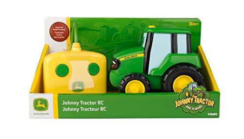 Discount ⭐ Radio Controlled Johnny Tractor Toy — John Deere Tractor Toys — Remote Control Toy Tractor For Toddlers — 18 Months And Up 😉