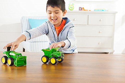 Brand new 😍 Sandbox Vehicle Set — Includes Dump Truck Toy And Tractor Toy With Loader — Girl And Boy Toys — Ages 18 Months And Up — 6 Inch — 2 Count ⌛