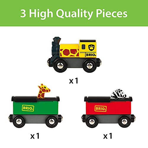 Cheapest 👏 RIO World – 33722 Safari Train | 3 Piece Toy Train Accessory For Kids Age 3 And Up 😉
