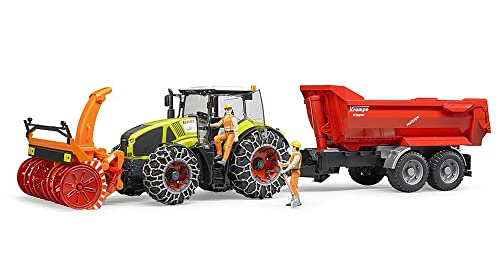 Budget ❤️ Claas Axion 950 With Snow Chains &amp; Snow Blow 😍