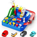 New 🎁 Car Adventure Toys Race Track For Toddlers – Boy Toy &amp; Race Tracks For Boys – Toddler Car Toys Preschool Educational Toy Cars For Kids 3 4 5 6 7 Year Old Car Track Gifts For Kids 🔥