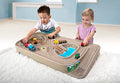 Flash Sale 🧨 Portable Carry And Go Kids Race Track Toy Car Train Table 2-Sided No Assembly For Children 3 4 5 6 7 Years Old Boys 👧 Girls Made In USA 🌟