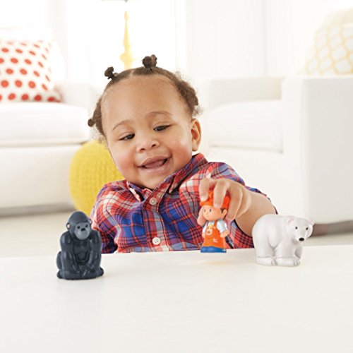 Flash Sale 😀 Little People Zoo Train Toy With Music And Sounds For Toddlers 1 Conductor And 2 Animal Toy Figures Choo-Choo Zoo Train 🎉