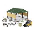 Cheap 😀 Skidsteer And Shed Playset Cow Chickens Fence LP75987 🎉