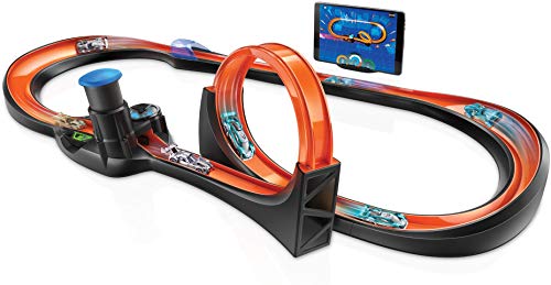Promo 🎉 Hot Wheels Id Smart Track Starter Kit With 3 Exclusive Cars Track Pieces And Hot Wheels Race Portal For Physical &amp; Digital Play Gift For Kids Ages 8 Years Old &amp; Up 🛒