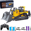 Buy ✔️ Bnam Remote Control Bulldozer RC 1/16 Full Functional Construction Vehicle 2.4Ghz 9 Channel Dozer Front Loader Toy With Light And Sound For Kids Age 6 7 8 9 10 And Up Years Old ✨