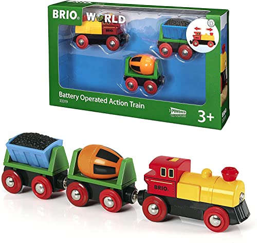 Budget ❤️ RIO World – 33319 Battery Operated Action Train | 3 Piece Toy Train For Kids Ages 3 And Up ✨