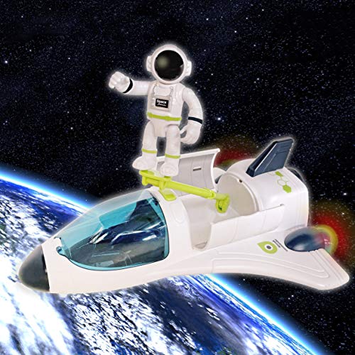 Budget 😍 Space Shuttle Spacecraft Airplane Toys For Kids With Lights &amp; Sound &amp; Astronaut Figure,Spaceship Toys For Any Interstellar Mission Adventure,Toy Rocket Gift For Boys 3-5-8 😉