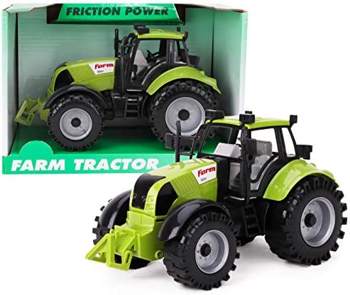 Outlet 🤩 Friction Powered Farm Tractor With Opening Bonnet (Pink) 🔥