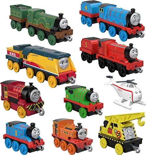 Deals 🛒 Price Thomas &amp; Friends Sodor Steamies 10-Pack Of Die-Cast Metal Push-Along Train Engines And Vehicles For Preschool Kids Ages 3 And Up 🛒