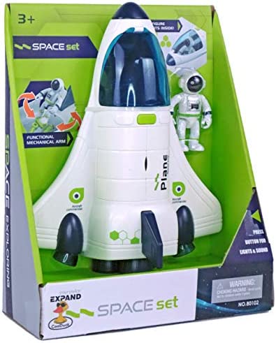 Budget 😍 Space Shuttle Spacecraft Airplane Toys For Kids With Lights &amp; Sound &amp; Astronaut Figure,Spaceship Toys For Any Interstellar Mission Adventure,Toy Rocket Gift For Boys 3-5-8 😉